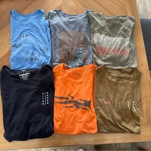 Sitka Men’s T-Shirts Set in Various Colors